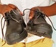 SHOES FOR A CHILD to walk to school